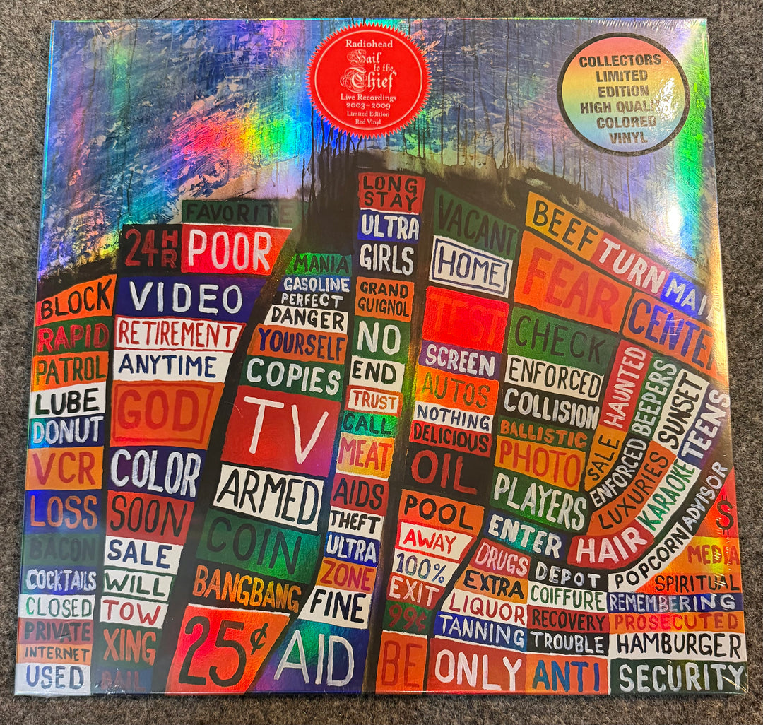 Radiohead - Hail To The Thief Live Recordings 2003-2009 [LTD Red Color] Front Vinyl Record Cover