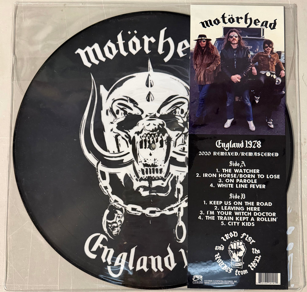 Motorhead - England 1978 [Pic] Vinyl LP Record
