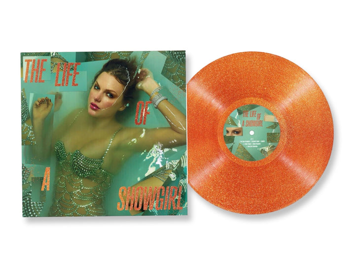 Taylor Swift - The Life of a Showgirl (Sweat and Vanilla Perfume Portofino Orange Glitter Vinyl)