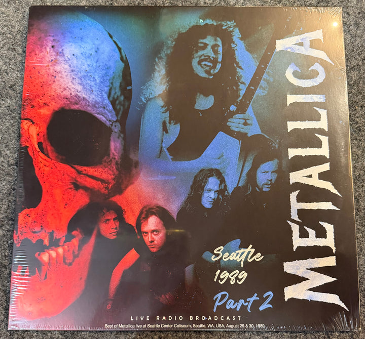 Metallica - Seattle 1989 Part 2 Front Vinyl Record Cover