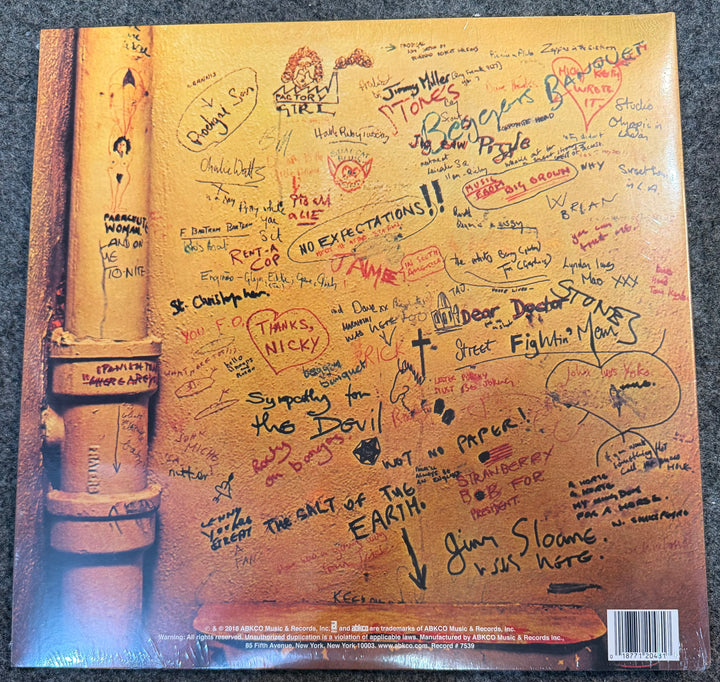 Rolling Stones, The - Beggars Banquet [180G] Back Vinyl Record Cover