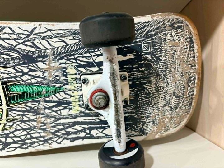 Powell Peralta Tony Hawk Claw White Original 80s USED Complete Skateboard