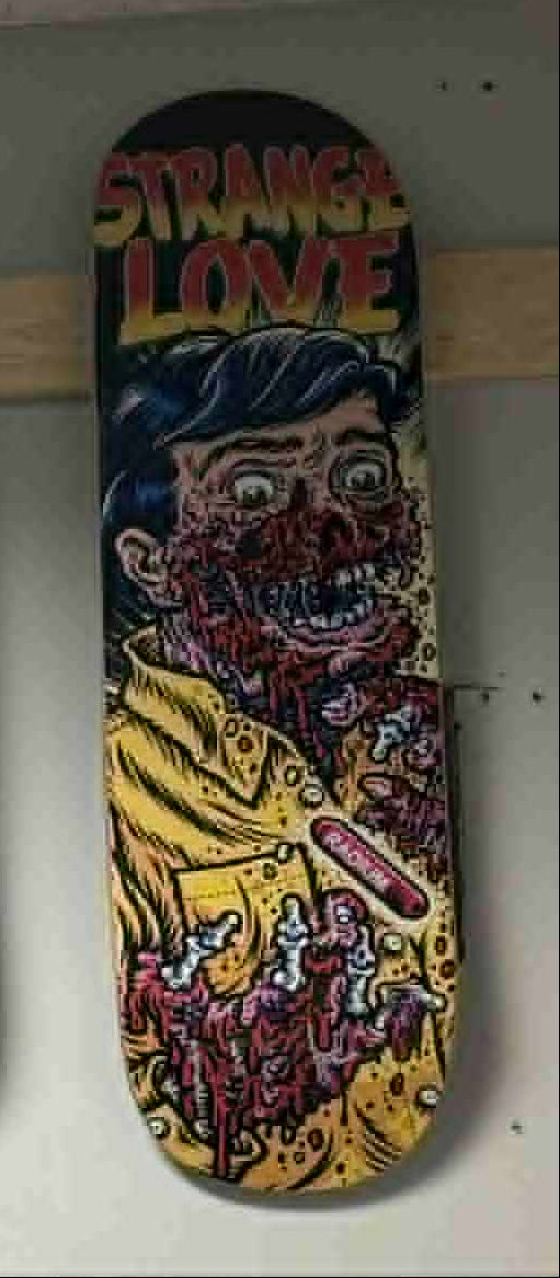 Strangelove Radium 8.5" Skateboard Deck by Todd Bratrud