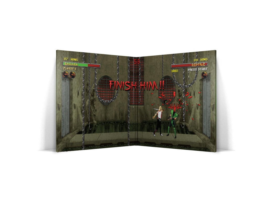 Mortal Kombat I and II - Music From The Arcade Game Soundtracks (Limited Edition Red & Black Swirl Colored Vinyl)