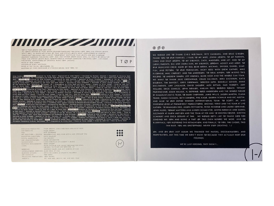 Twenty One Pilots - Blurryface (Limited Edition Silver Colored Vinyl)