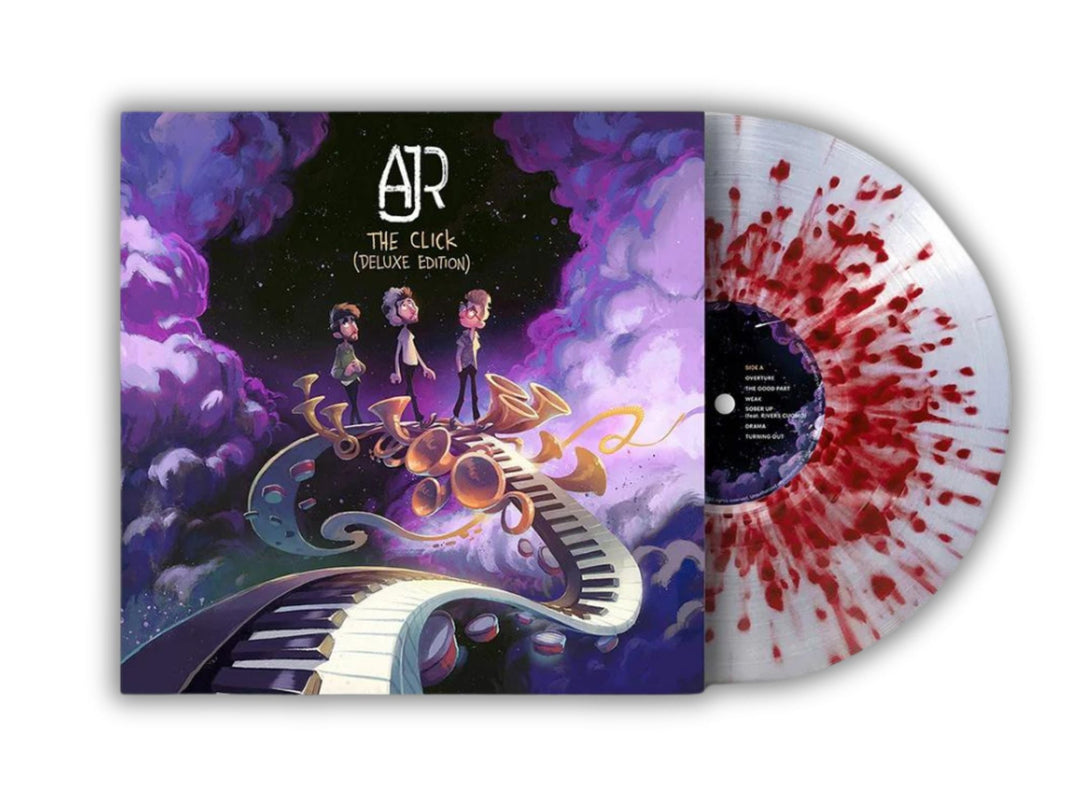 AJR - Click (Limited Edition Clear w/ Red Splatter Colored Vinyl)