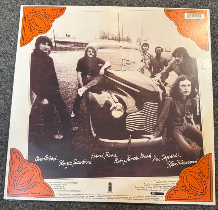 Traffic - Shoot Out At The Fantasy Factory [Remastered] [180G] Back Vinyl Record Cover
