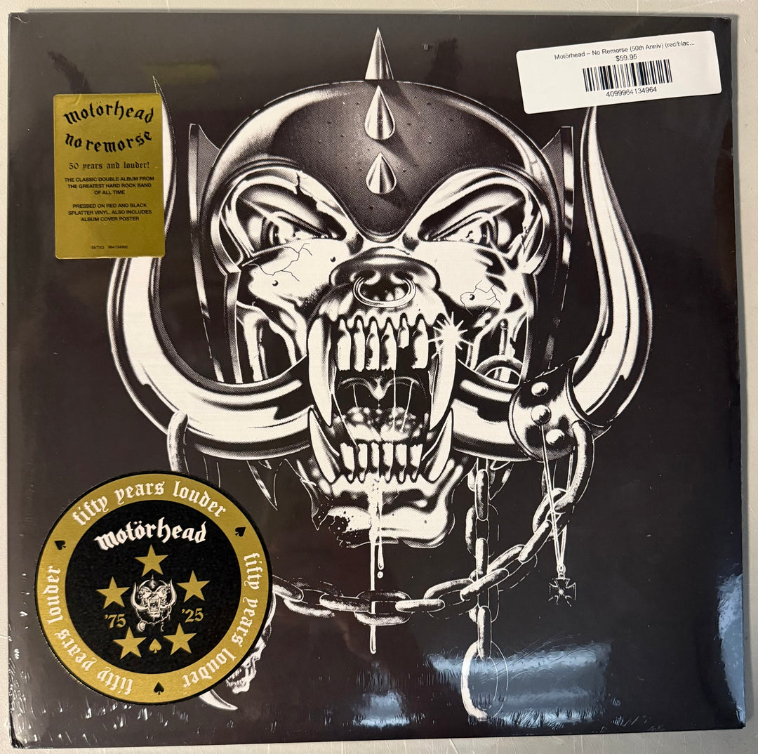 Motorhead - No Remorse [50th Anniv] [Red/Black Splatter] Vinyl LP Record