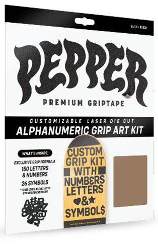 Pepper Alphanumeric Custom Grip Kit