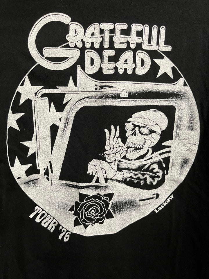 BGP Grateful Dead Tour 76 T-shirt Smoking Skeleton Shirt XL