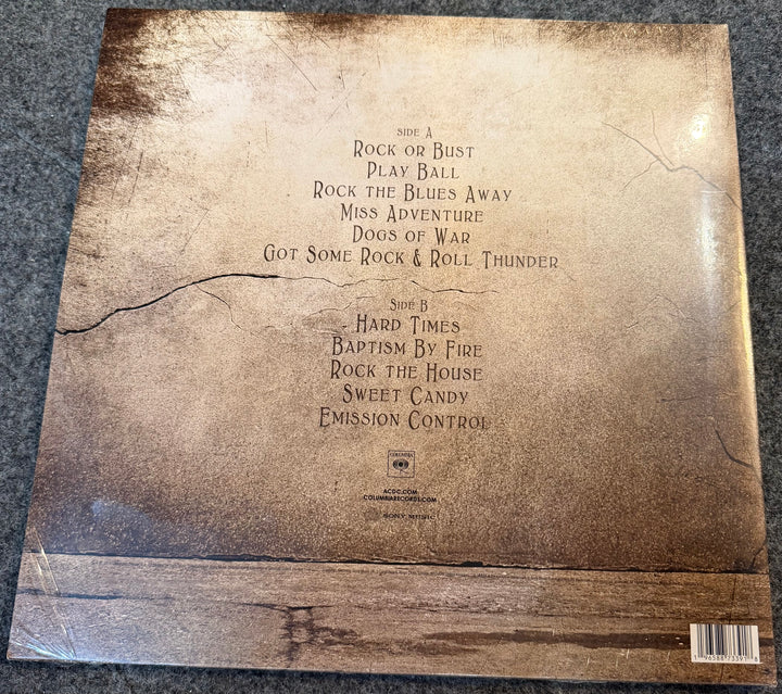 AC/DC - Rock Or Bust [50th Anniversary] Back Vinyl Record Cover