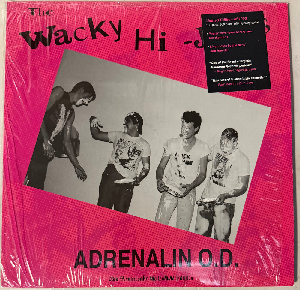 Adrenalin O.D. – The Wacky Hi-Jinks Of Adrenalin O.D. Blue Color Vinyl LP Record