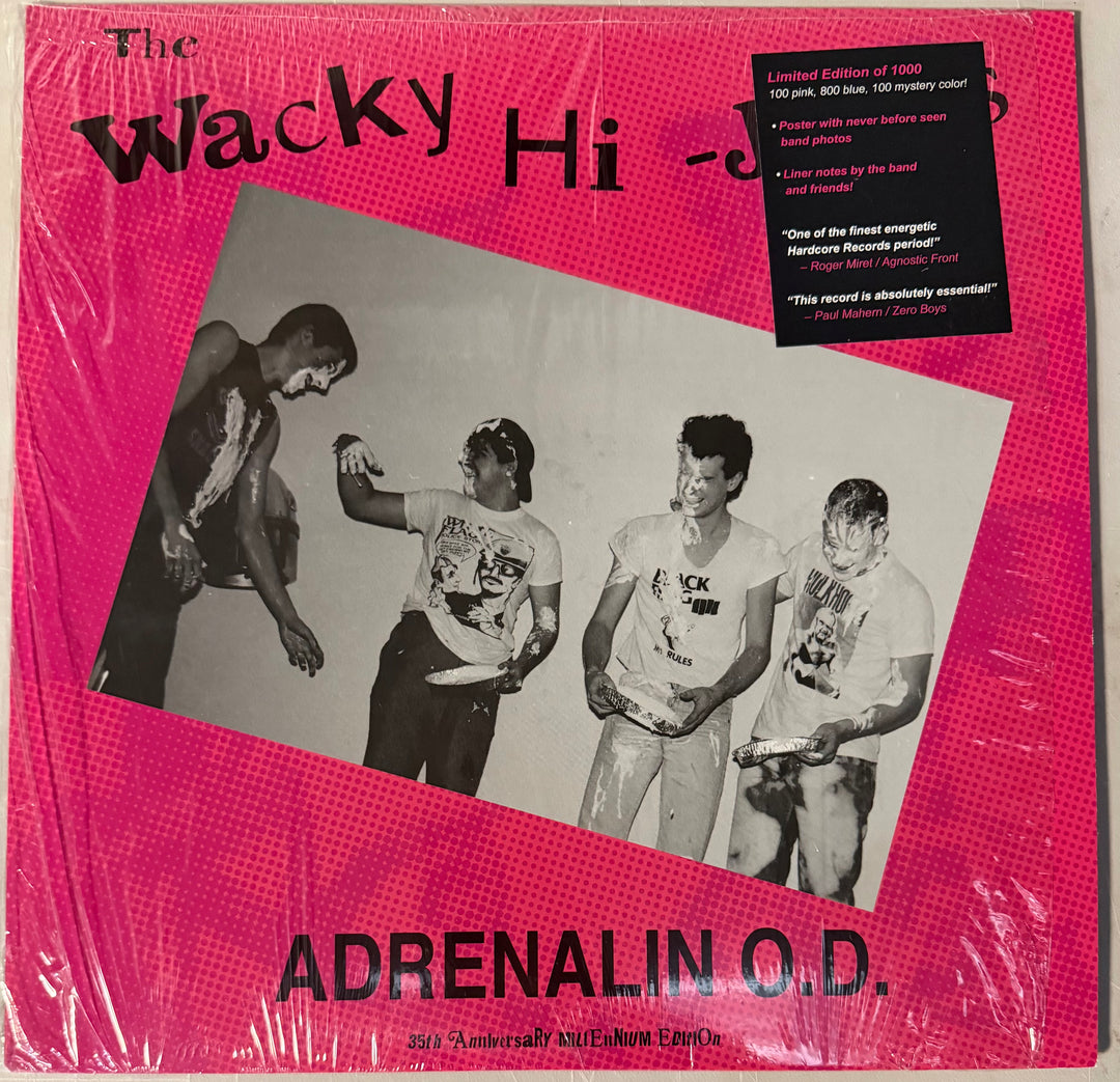Adrenalin O.D. – The Wacky Hi-Jinks Of Adrenalin O.D. Blue Color Vinyl LP Record