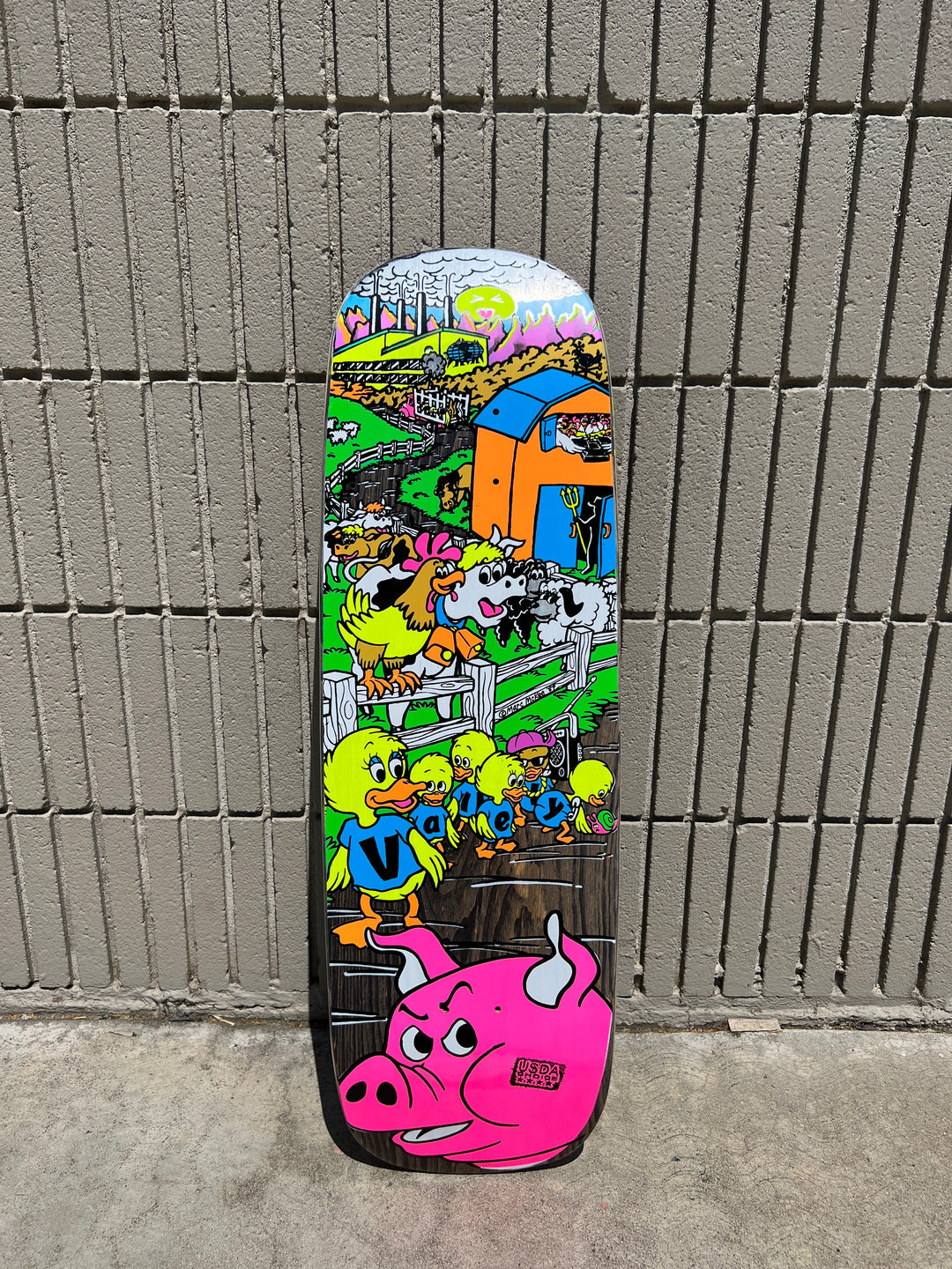 World Industries Mike Vallely Barnyard [Autograph Option] Skateboard Deck