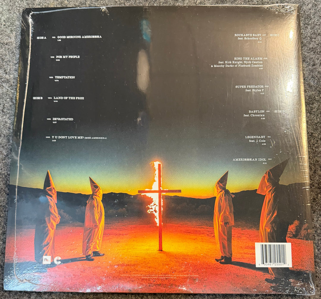 Bada$$, Joey - All Amerikkkan Bada$$ Back Vinyl Record Cover