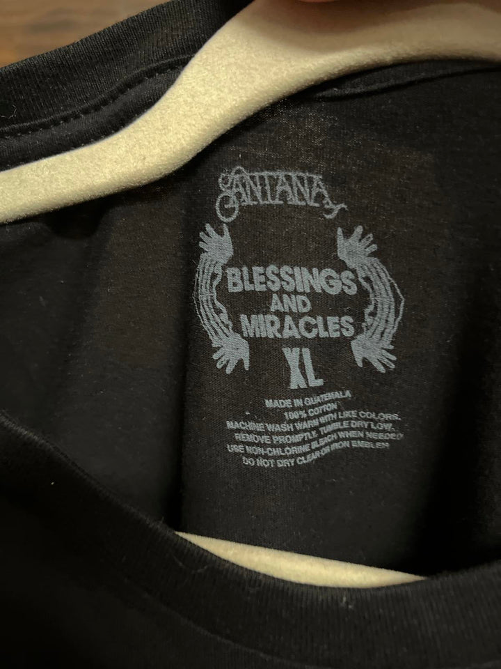 Carlos Santana Shirt Shredding on the Guitar Blessings - XL