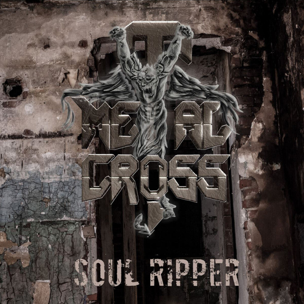 Metal Cross - Soul Ripper (Grey & Black) [LP]