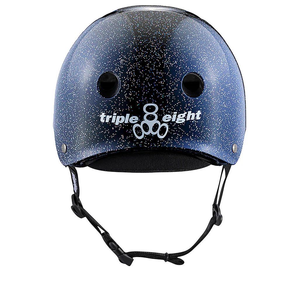 Triple Eight Deep Cover Helmet (Black Glitter)