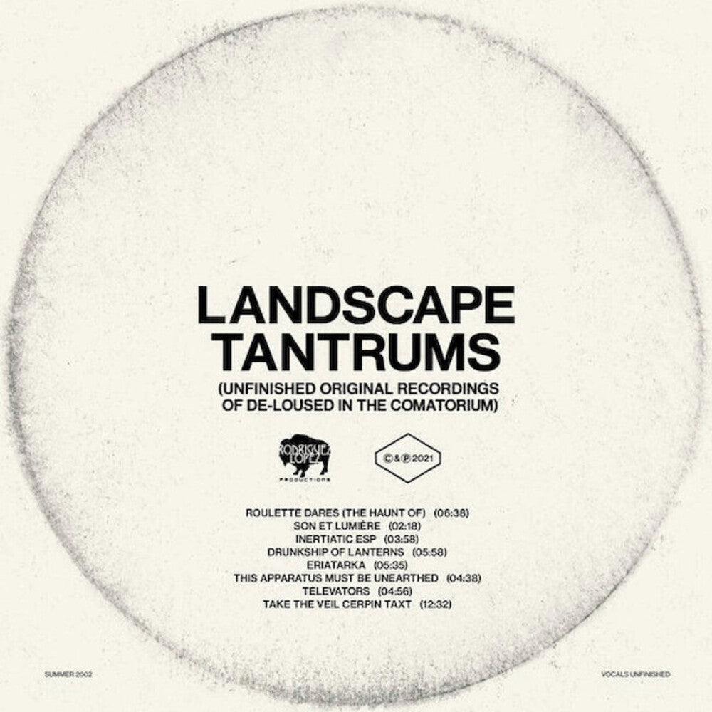 The Mars Volta - Landscape Tantrums: Unfinished Original Recordings Of De-Loused In The Comatorium - Clear Vinyl [LP]