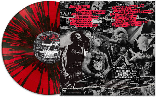The Casualties - Until Death: Studio Sessions - RED/BLACK SPLATTER (Vinyl LP)