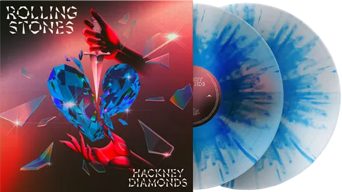 The Rolling Stones - Hackney Diamonds (Limited Edition Clear w/ Blue Splatter Colored Double Vinyl)