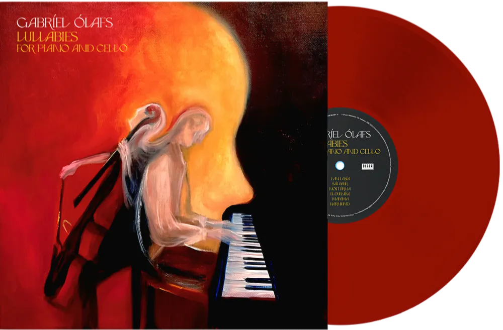 Gabríel Ólafs - Lullabies For Piano & Cello [Translucent Ruby LP]
