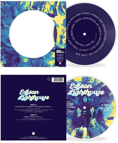 Edison Lighthouse - Love Grows (Where My Rosemary Goes) - Picture Disc 7-Inch Vinyl (Vinyl LP)