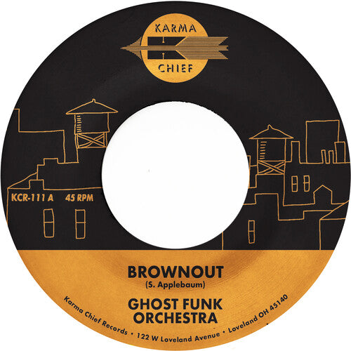 Ghost Funk Orchestra - Brownout / Boneyard Baile - Fire Red (Vinyl LP)