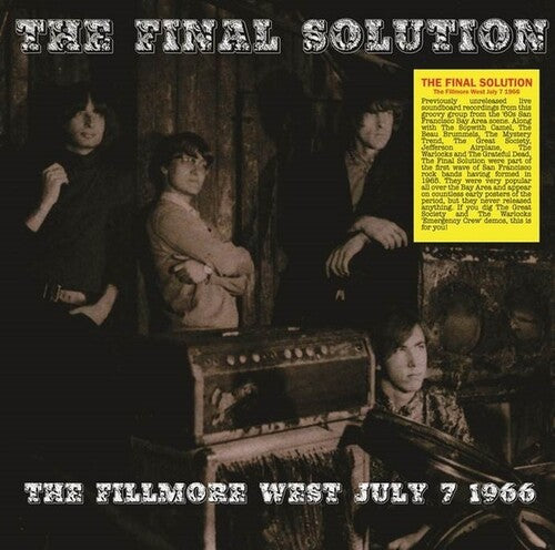 The Final Solution - The Fillmore West July 7 1966 (Vinyl LP)