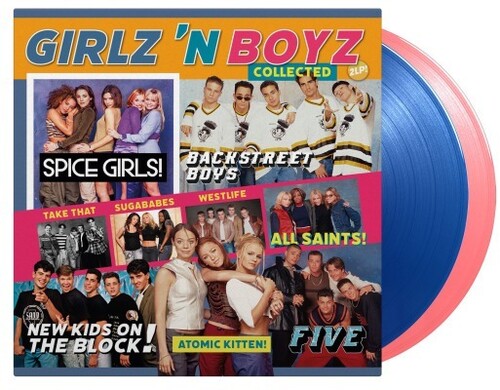 Various Artists - Girlz N Boyz Collected / Various - Limited 180-Gram Blue & Pink Colored Vinyl (Vinyl LP)