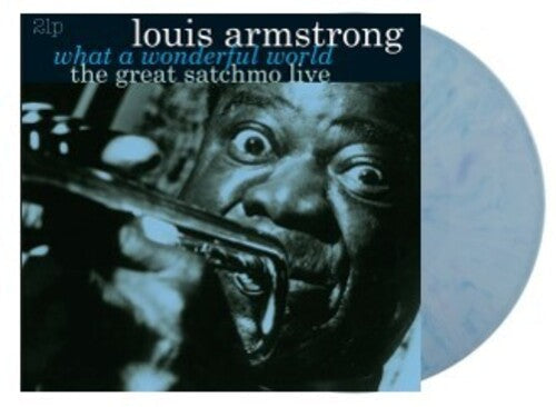 Louis Armstrong - What A Wonderful World / The Great Satchmo Live - Ltd 180gm Blueberry Vinyl (Vinyl LP)