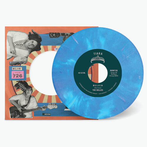 The Belles - Melvin B/w Come Back - Blue/white Marble (Vinyl LP)