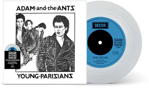 Adam & the Ants - Young Parisians - Limited Clear 7-Inch Vinyl (Vinyl LP)
