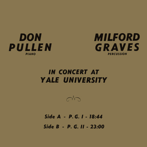 Milford Graves - In Concert At Yale University (Vinyl LP)
