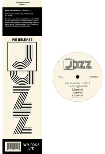 Boillat Therace Quintet - Live 1974  3 (Vinyl LP)