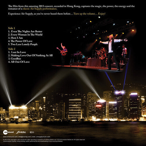 Air Supply - The Hits - Live in Hong Kong (Vinyl LP)