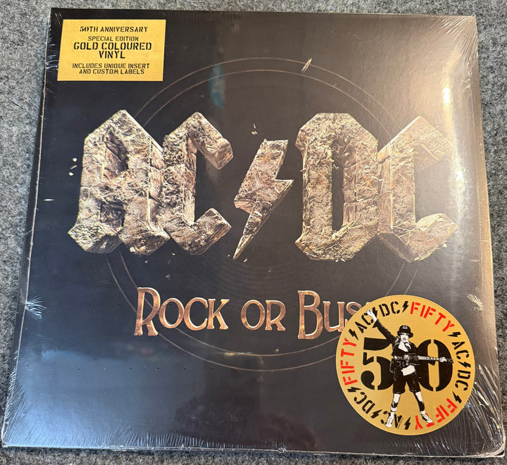 AC/DC - Rock Or Bust [50th Anniversary] Front Vinyl Record Cover