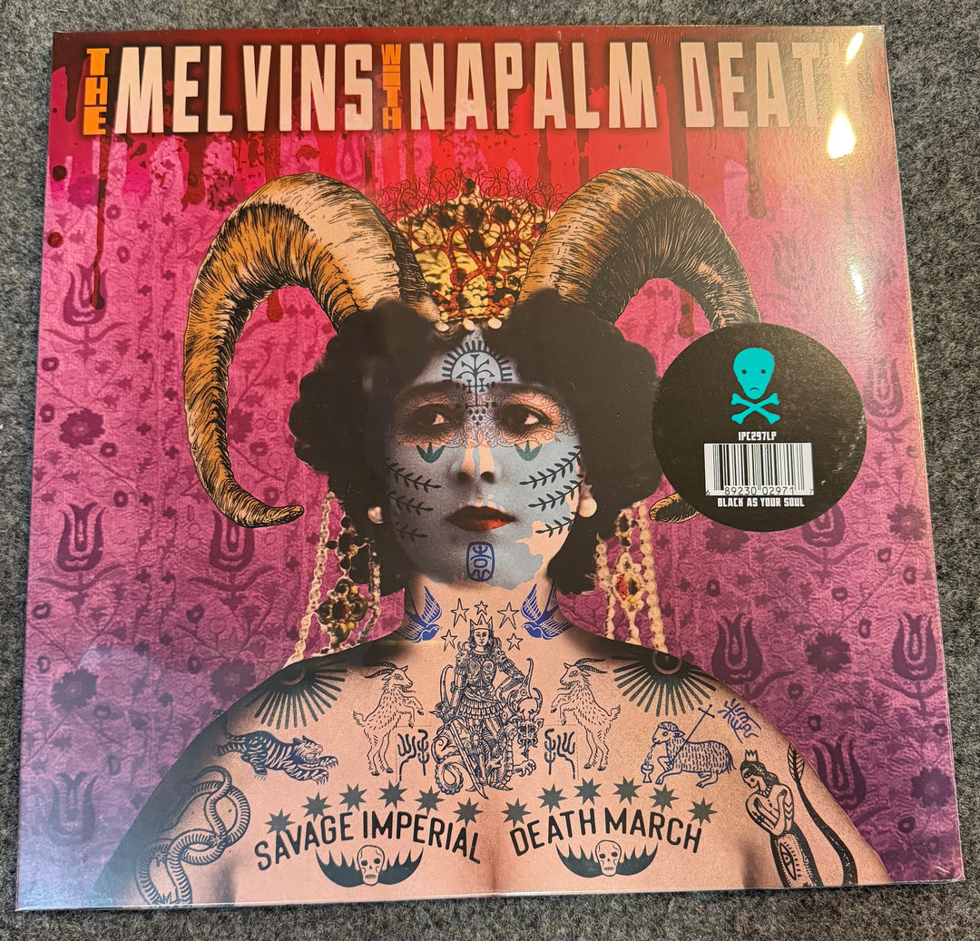 Melvins & Napalm Death - Savage Imperial Death March Front Vinyl Record Cover