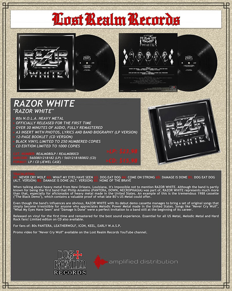 Razor White - Razor White [LP]
