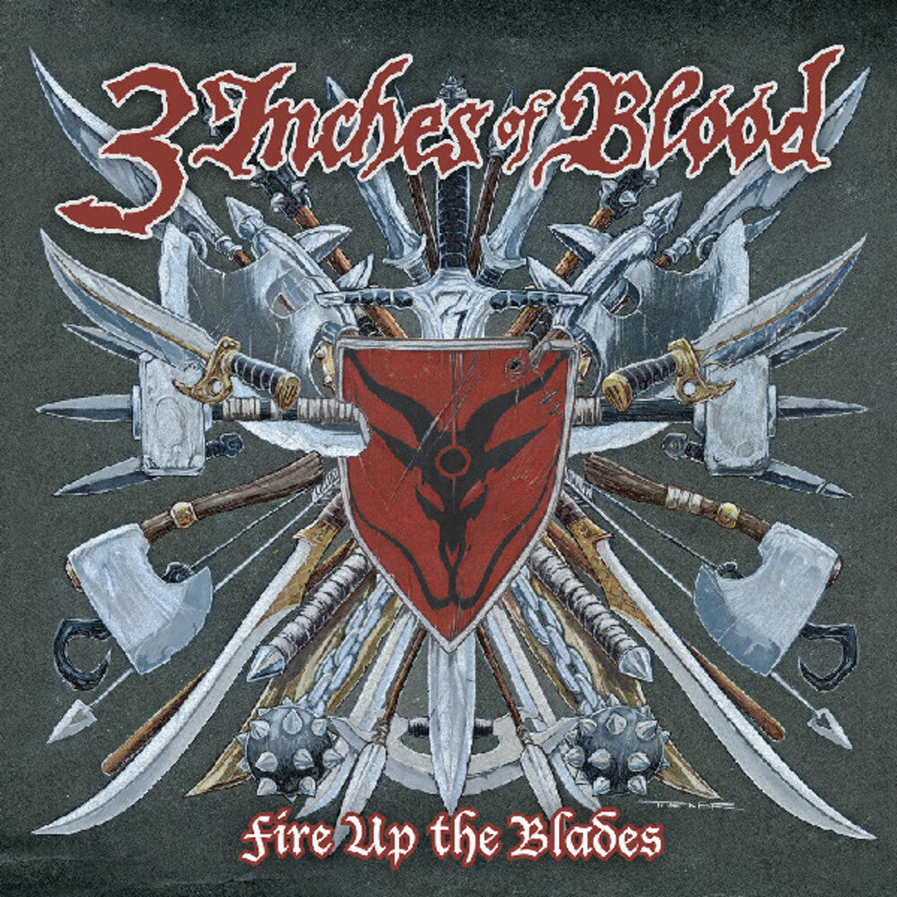 3 Inches Of Blood - Fire Up The Blades [Colored Vinyl] (Red) (Exp) (Can)