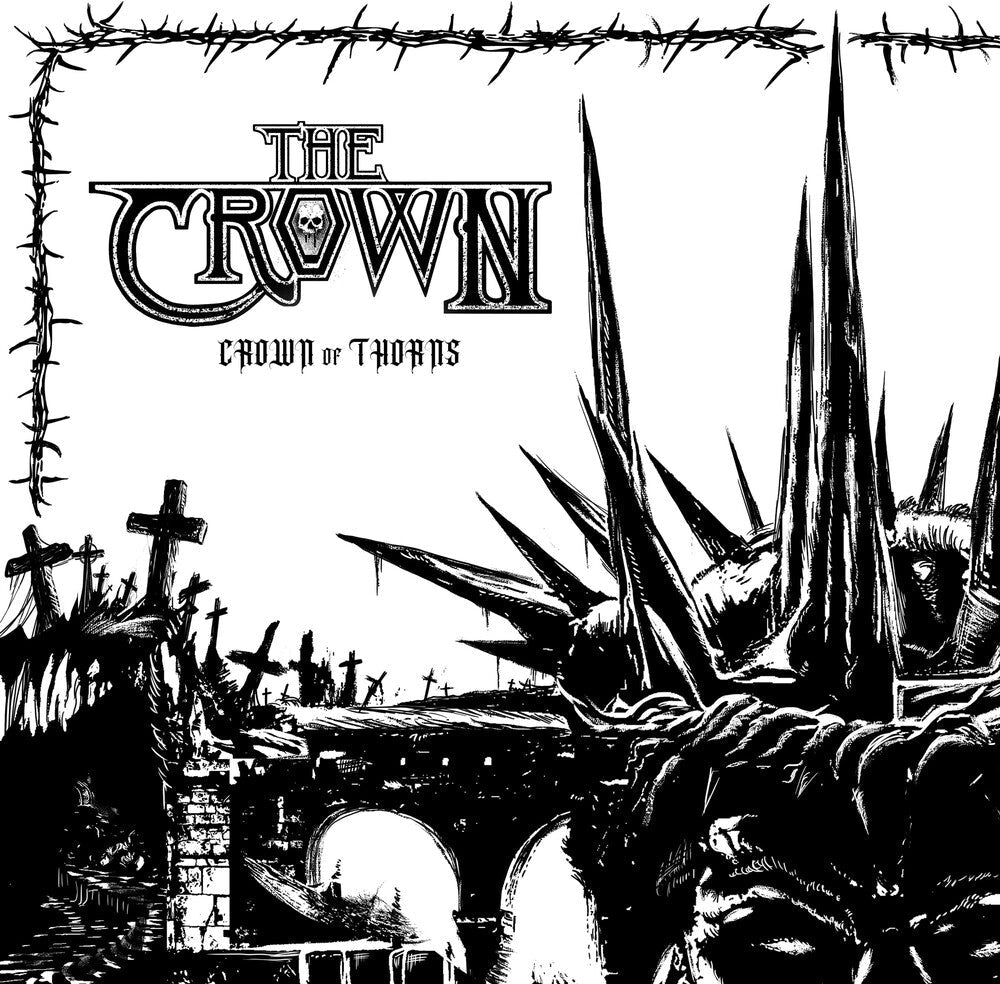 Crown - Crown Of Thorns (Blk) [Colored Vinyl] (Wht)