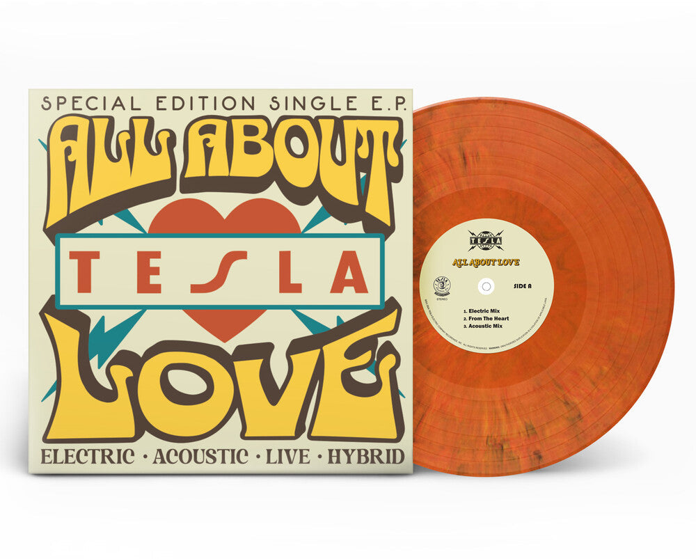 Tesla - All About Love - Orange [LP]