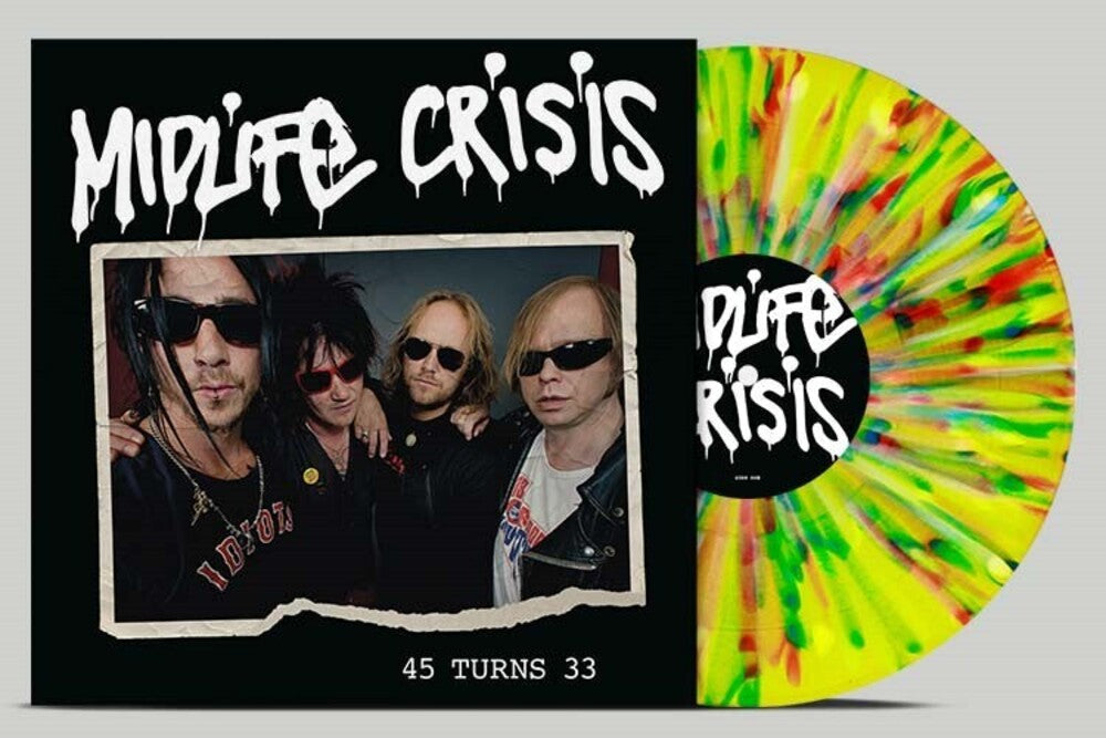 Midlife Crisis - 45 Turns 33 - Multicolour-Splatter [Colored Vinyl] (Spla)