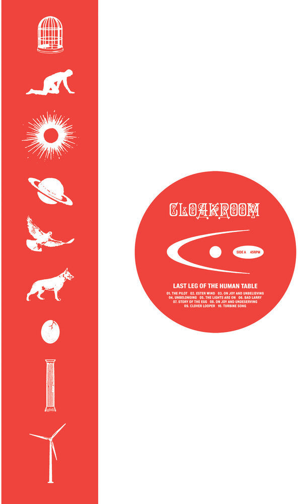Cloarkroom - Last Leg of the Human Table [LP Clear with Silver Glitter]