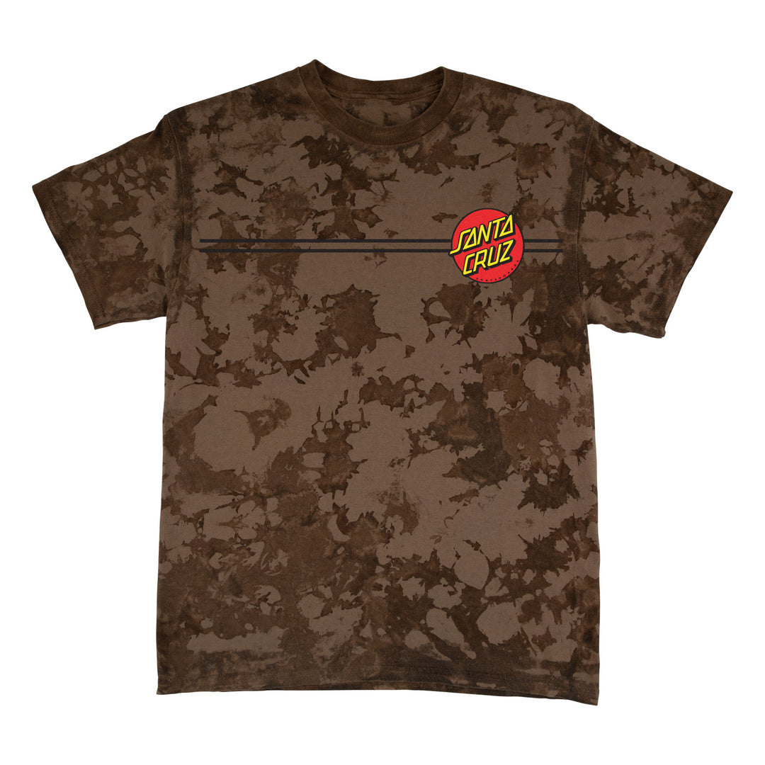 Santa Cruz Classic Dot Ice Brown Regular T-Shirt
