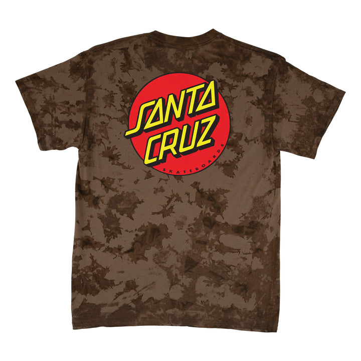 Santa Cruz Classic Dot Ice Brown Regular T-Shirt