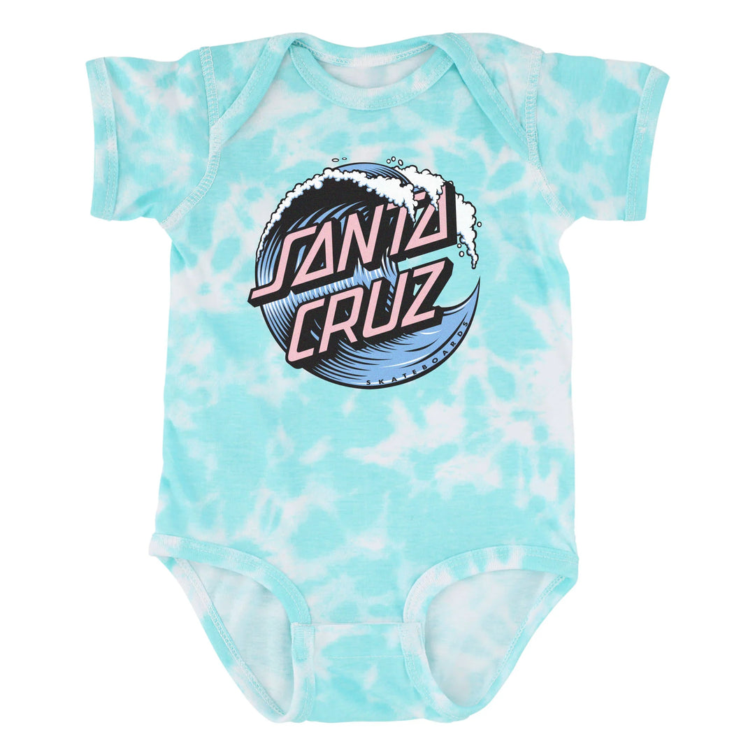 Santa Cruz Wave Dot Baby One Piece Bodysuit