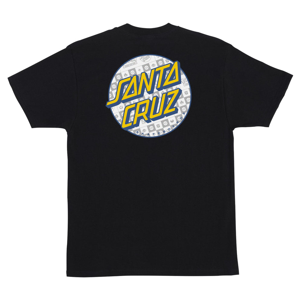 Santa Cruz Pokémon Energy Dot S/S Heavyweight T-Shirt - Black