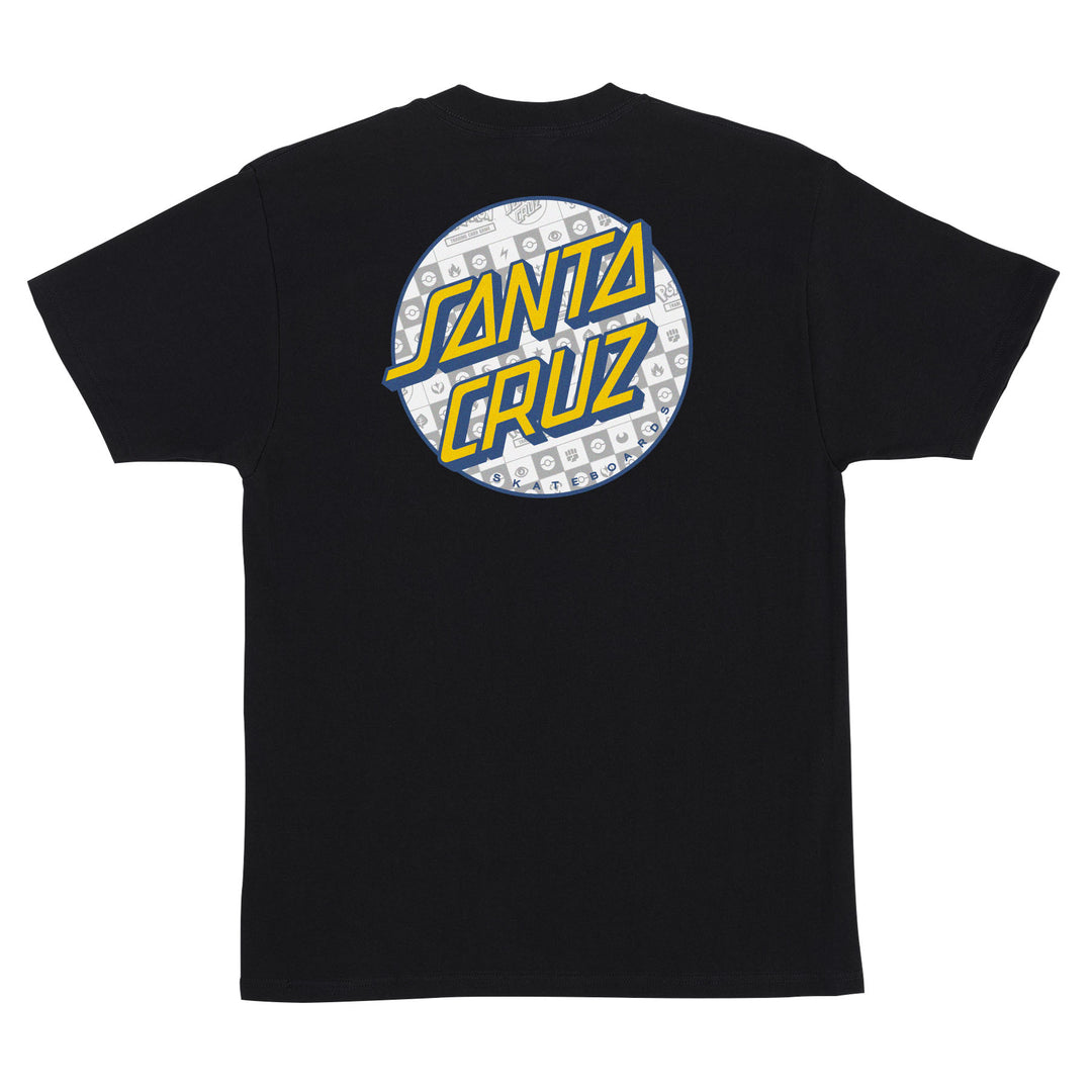 Santa Cruz Pokémon Energy Dot S/S Heavyweight T-Shirt - Black