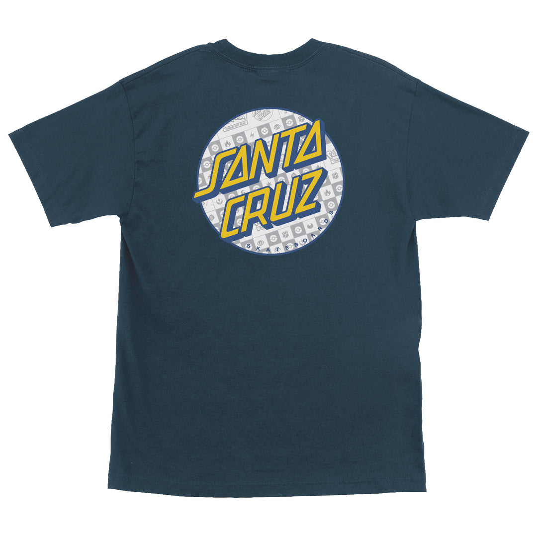 Santa Cruz Pokémon Energy Dot S/S Heavyweight T-Shirt - Harbor Blue